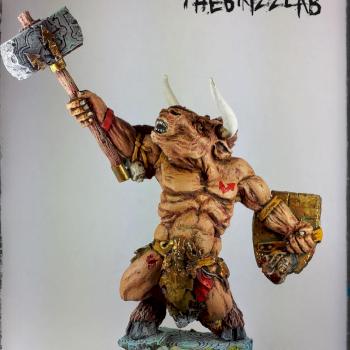 Minotaur Warrior by thebrizzlab