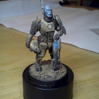 Tau Empire Fire Warrior 54mm by cathal