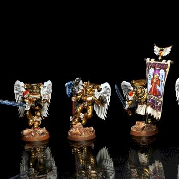 Blood Angels Sanguinary Guard by Carole