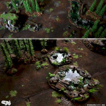 details FANTASY MODULAR 72x48 BATTLE GAMEBOARD 2014 by studiolevel