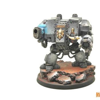 Space wolves dreadnought by Leon0679