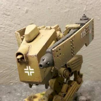 Dust Tactics Hermann light laser walker by tomitchoe
