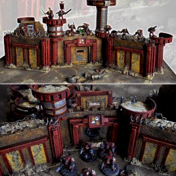 DESERT BASE STRONGHOLD + LANDING PAD SET by studiolevel