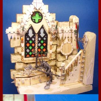 Chaos Lord of Tzeentch diorama by tomek.s