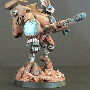 Tau Shas'O Battlesuit Commander by EricDotCom