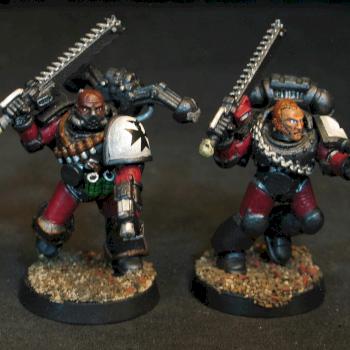 Space marines, assault marines by Jodokast