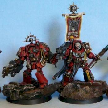 Blood Angels terminator squad 2 by RAFF