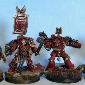 Blood Angels terminator squad 1 by RAFF