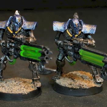 Necron immortals by Jodokast