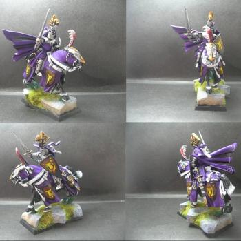 Warhammer Bretonnian King Leo by tinman755