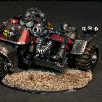 space marine attack bike by Jodokast