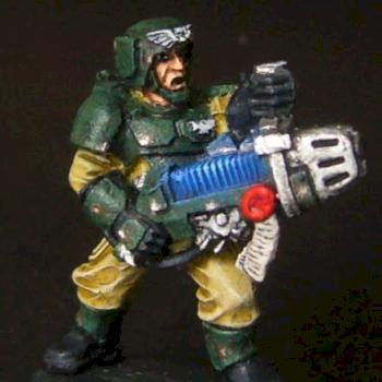 Imperial Guard Plasma Gunner by Pacanowa