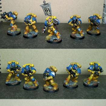 Space Marine Tactical Squad by Kenzaburo