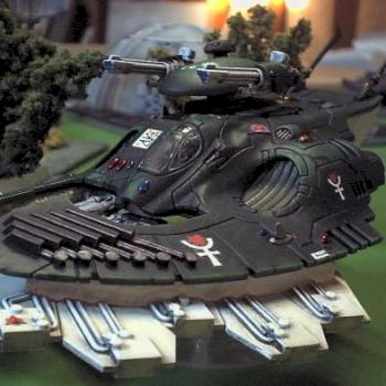 Eldar Grav tank by porfiro