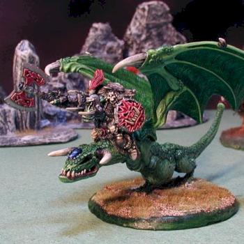 Ork Warlord on Wyvern by MastabasV