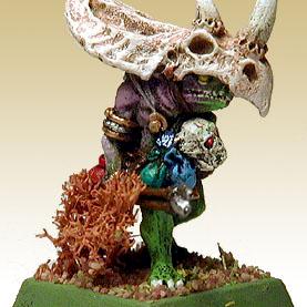 Skink Shaman with Mark of Topec by sappel
