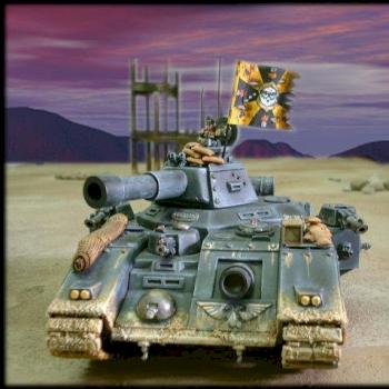 Armorcast Baneblade with Conversions by draconadonid