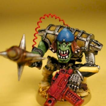 Cyborg 40K Ork by doust