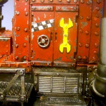 Stompa ork: access to the neck by thrym