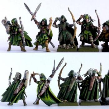 Gang of Elvish Glade Guards by grahnar