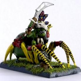 Forest Goblin Spider Rider Boss by grahnar