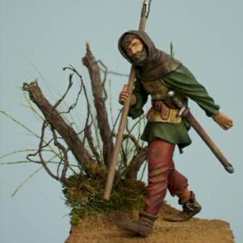 Peasant infantryman 1350 by ericc4111