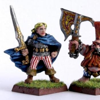 Oldschool Gotrek & Felix by grahnar