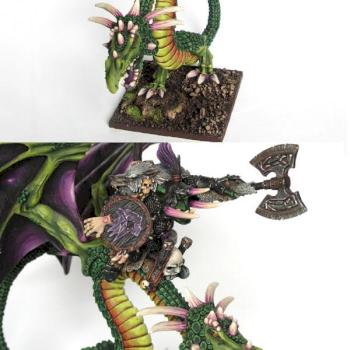 Warboss on wyvern by sekret