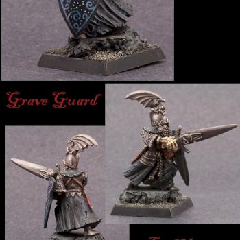 Grave Guard / Chaos Warrior Champion by urion