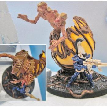 Eldar / Tyranid - Easter Diorama by ace198