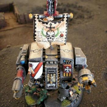 Grey Knight Dreadnought I made a few years back by mortuus