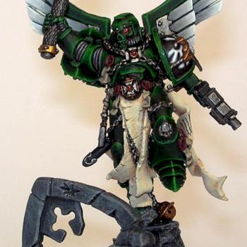 Michael, Dark Angel Interrogator Chaplain w Jump Pack by Aric Wulf