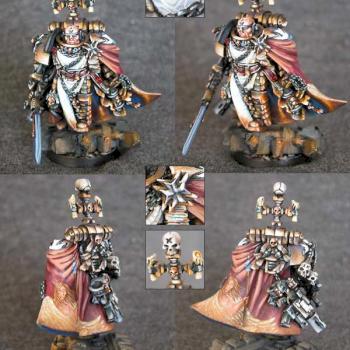 Painted Warhammer 40k Black Templar Helbrecht Marine by Blasfemos Shop
