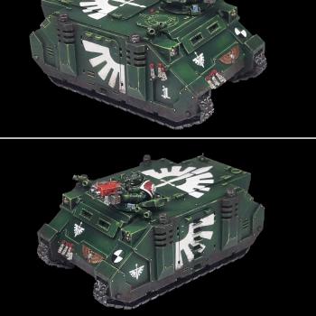 Dark Angels Rhino by UncleScorp