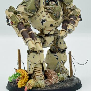 Death Guard Contemptor Dreadnought by Monkeytrees