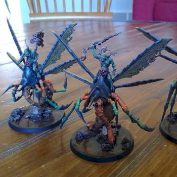 Nurgle Plague Drones by Atomic Kraken