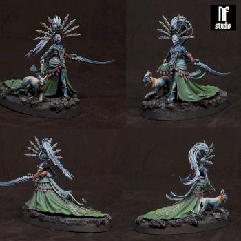 Yvraine, Triumvirate of Ynnead by NeonForgeStudio