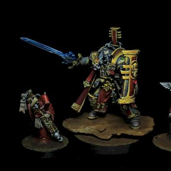Inquisitor Lord Hector Rex and Retinue by Guaboa