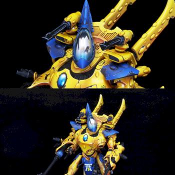 Wraithknight Iyanden by Lmbrt