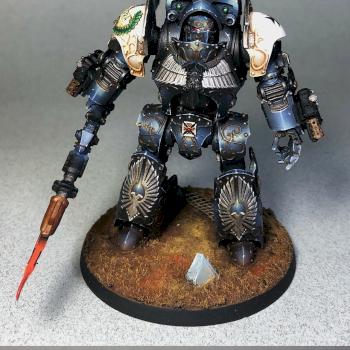 Black Templars Contemptor Dreadnought by TheBirdsAreBlack
