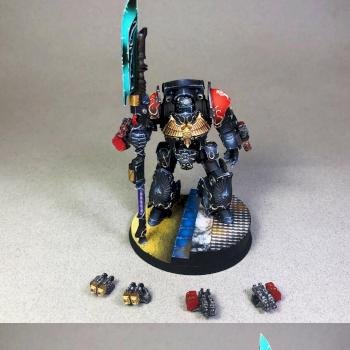 Legio Custodes Contemptor-Achillus Dreadnought by TheBirdsAreBlack