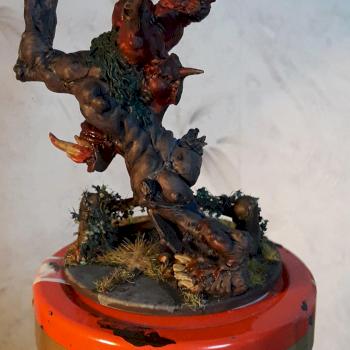 Troll Zombicide Black Plague Back by Carpet