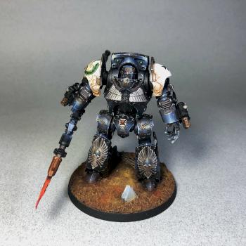 Black Templars Contemptor-Achillus Dreadnought by TheBirdsAreBlack