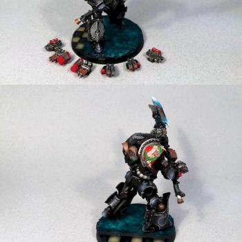 Legio Custodes Contemptor-Achillus Dreadnought by TheBirdsAreBlack
