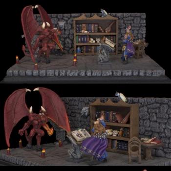 The Conjuring by painting raven