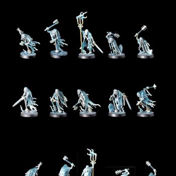 Nighthaunt Chainrasp Horde by peckersaurus
