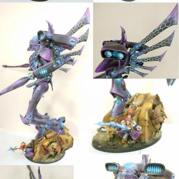 Eldar Revenant Titan and Spiritseer by Shepard