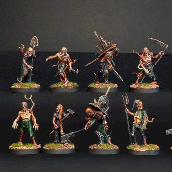 Deadwalker Zombies painted Soulblight Gravelords AOS by slawek