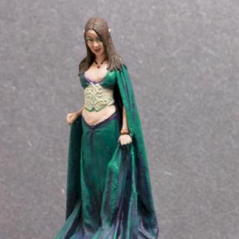 Dark Sword Female Elf Enchantress by superbug983