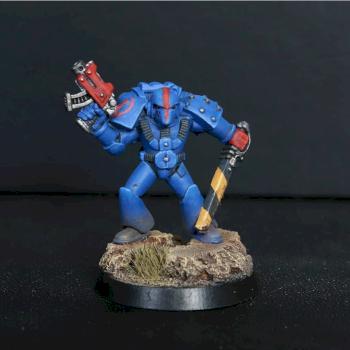 Crimson Fists Oldhammer Sergeant by kaiserdean